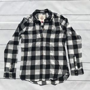 Long Sleeved Plaid Shirt